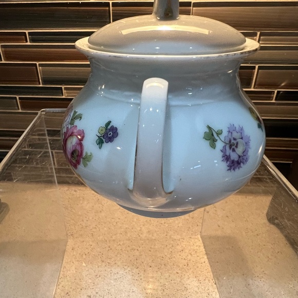 Vintage Thomas Bavaria Sugar Bowl with rose design - Picture 3 of 14